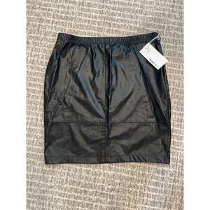 NWT Fifteen Twenty Faux Leather Skirt Sz Sm